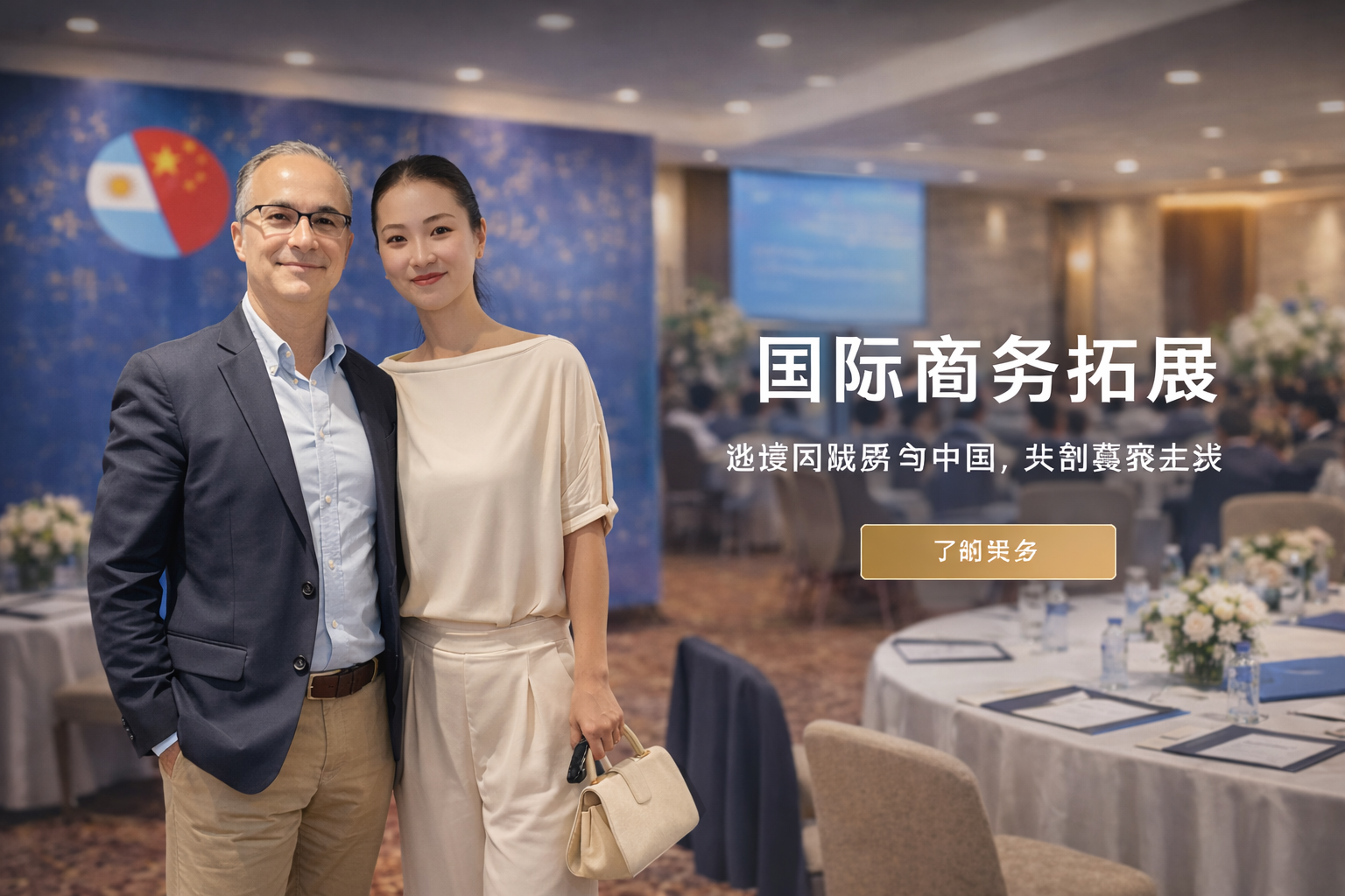 阿根廷律师 法理文与陶女士 · 阿安信业商会